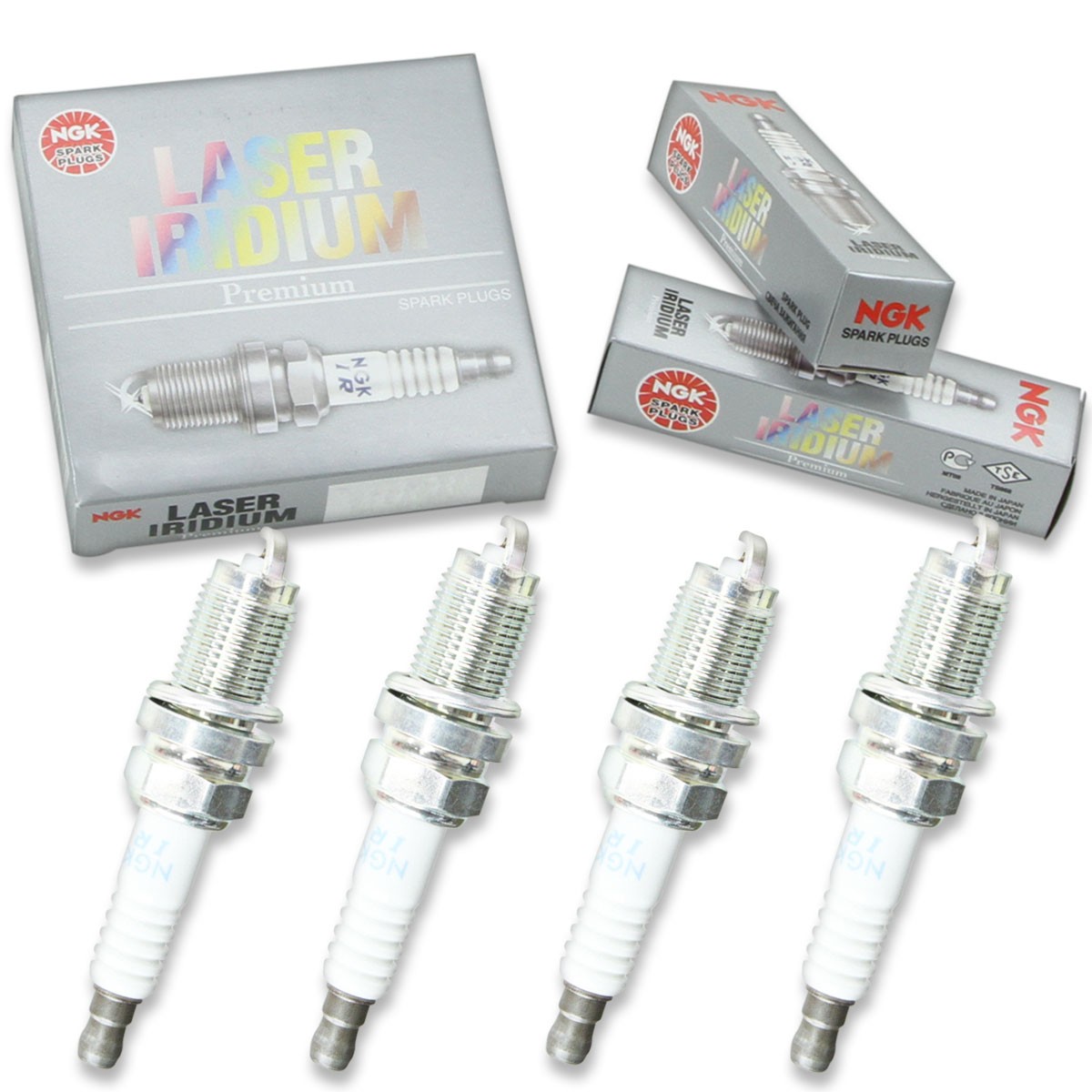 4 pc NGK 3657 IZFR5K11 Laser Iridium Spark Plugs for XP5224 VK16PRZ-11 lr