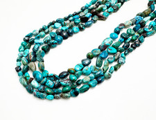 Natural Turquoise Nugget Beads Freeform Blue Green Turquoise Gemstone PGS322