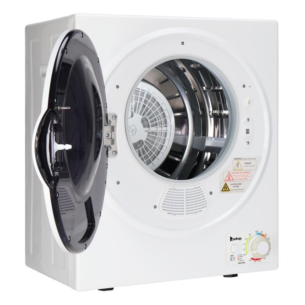 ZOKOP Compact Home 1.5 Cu.Ft Capacity Tumble Clothing Dryer Machine Portable