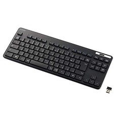 ELECOM Wireless Keyboard TK-FDM109TKBK Thin M...