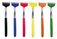New 6pc Telescopic Back Scratcher Up to 26.5" Assorted Color