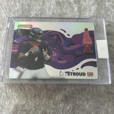 2023 WILD CARD Alumination CJ Stroud Groovin Purple Prismatic /50 Rookie