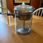 VINTAGE PYREX GLASS COFFEE POT 7826B COMPLETE