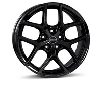 1X Borbet Design Y Black Glossy 8.5Jx18 5X112 ET50