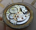 Vintage Men's Longines 17J Cal 22LS Mechanical Swiss Watch Movement Dial 4 Parts