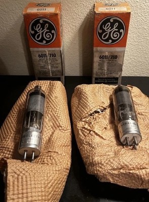 General Electric 6011 / 710 Thyratron Vacuum Tube  NOS Grid Controlled Rectifier