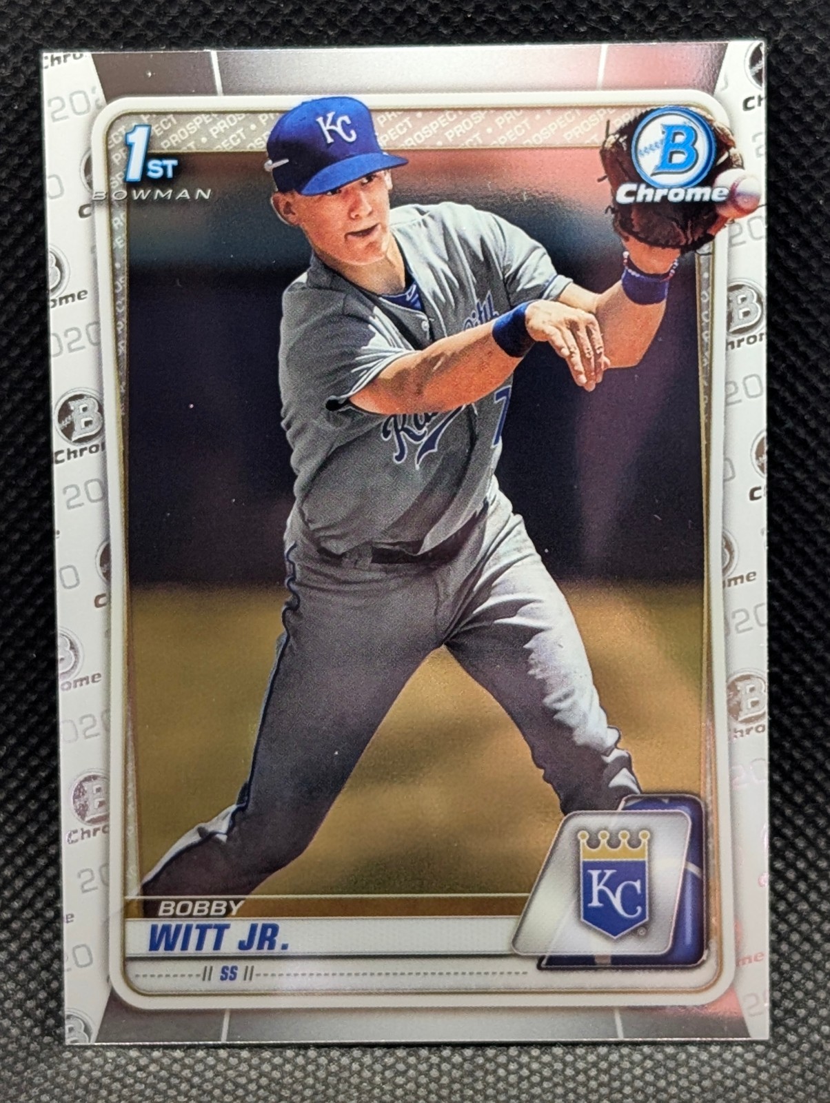 Bobby Witt Jr. 2020 Bowman Chrome Kansas City Royals BCP-25 1st Bowman