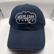 Deep Eddy Vodka Dive-In Slideback Hat Blue OS Adjustable Embroidered 6 Panel
