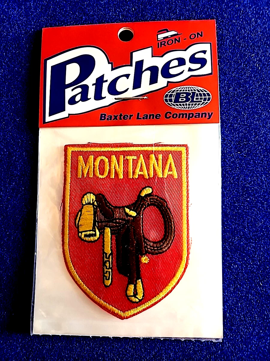 Ancien Fanion Drapeau Souvenir MONTANA - Vintage USA