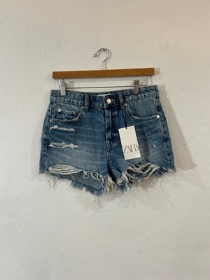 パンツ Sassari Frayed Blue Denim Shorts Sassari Frayed Blue Denim