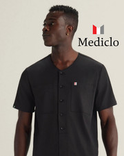 Medicolo Scrubs - Senja    Baseball Jersey Scrub Top