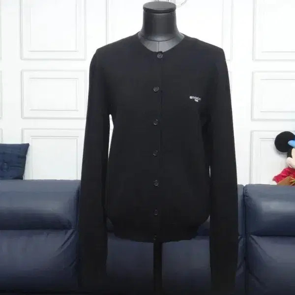 Givenchy Women's Black Cashmere Cardigan, Size XS, Authentic thumbnail 5