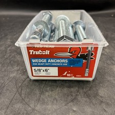Red Head 5/8&rdquo; x 6&rdquo;  Steel Hex Nut-Head Concrete Wedge Anchors (10-Pack)