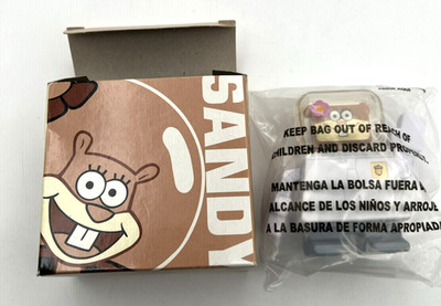 SPONGEBOB SQUAREPANTS ''SANDY'' 2009 Burger King Kids Meal Toy TRUTH OR SQUARE NIB