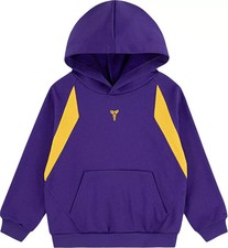 NEW Nike Kobe Bryant Therma-Fit Hoodie Purple Pullover HJ1028-547 Youth Kid's S