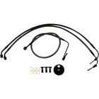 LA Choppers Midnight Brake Lines for 12