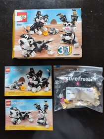 LEGO Creator Furry Creatures 31021 Cat Mouse Dog Puppy/Rabbit 3-in-1 Box Manuals