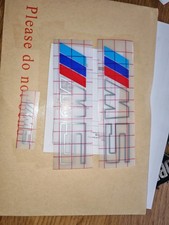 BMW  M5   Original Custom Cast Badges Decals Stickers
