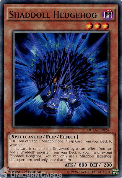 DUEA-EN024 Shaddoll Hedgehog Common 1st Edition Mint Yu-Gi-Oh! Card