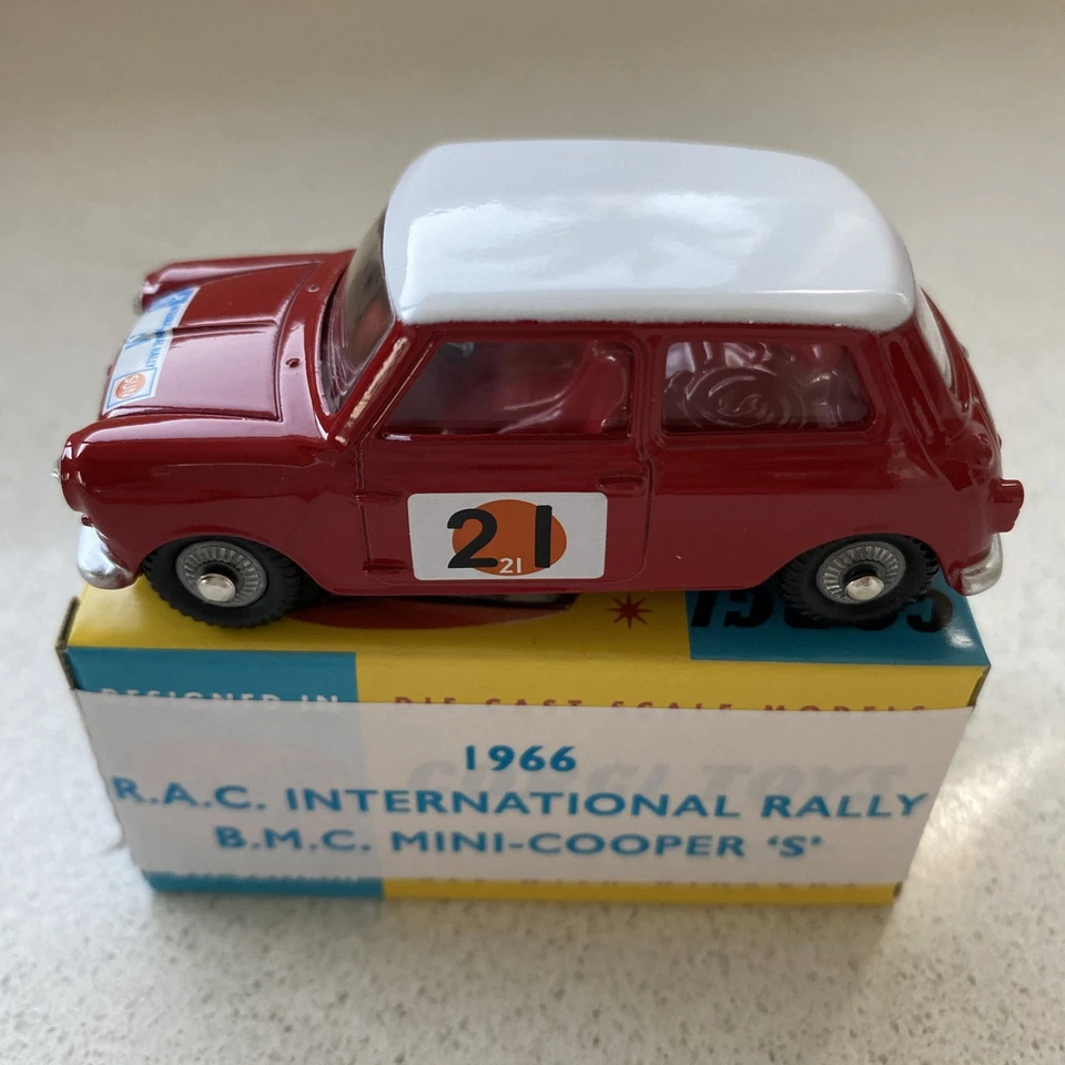Corgi Toys 333 RAC INTERNATIONAL RALLY 1966 BMC MINI COOPER S 2024 Members Club - Image 2 of 4