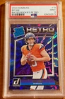 2024 Panini Donruss Bo Nix Retro Rated Rookie RC #19 PSA 9 MINT Broncos
