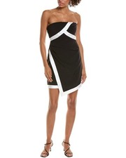 Halston Lanie Cocktail Dress Women's Black 6