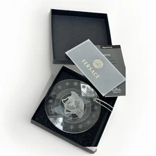VERSACE ROSENTHAL LUMIERE DREAM CATCHER GLASS CRYSTAL MEDUSA ORNAMENT