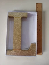 🌟Gold Glitter Letter - L: Home Decor And Decoration (9 in. X 5.85 in.)