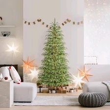 My Texas House 2025 7.5ft Cypress twinkle Artificial Christmas Tree ( 500 LED)