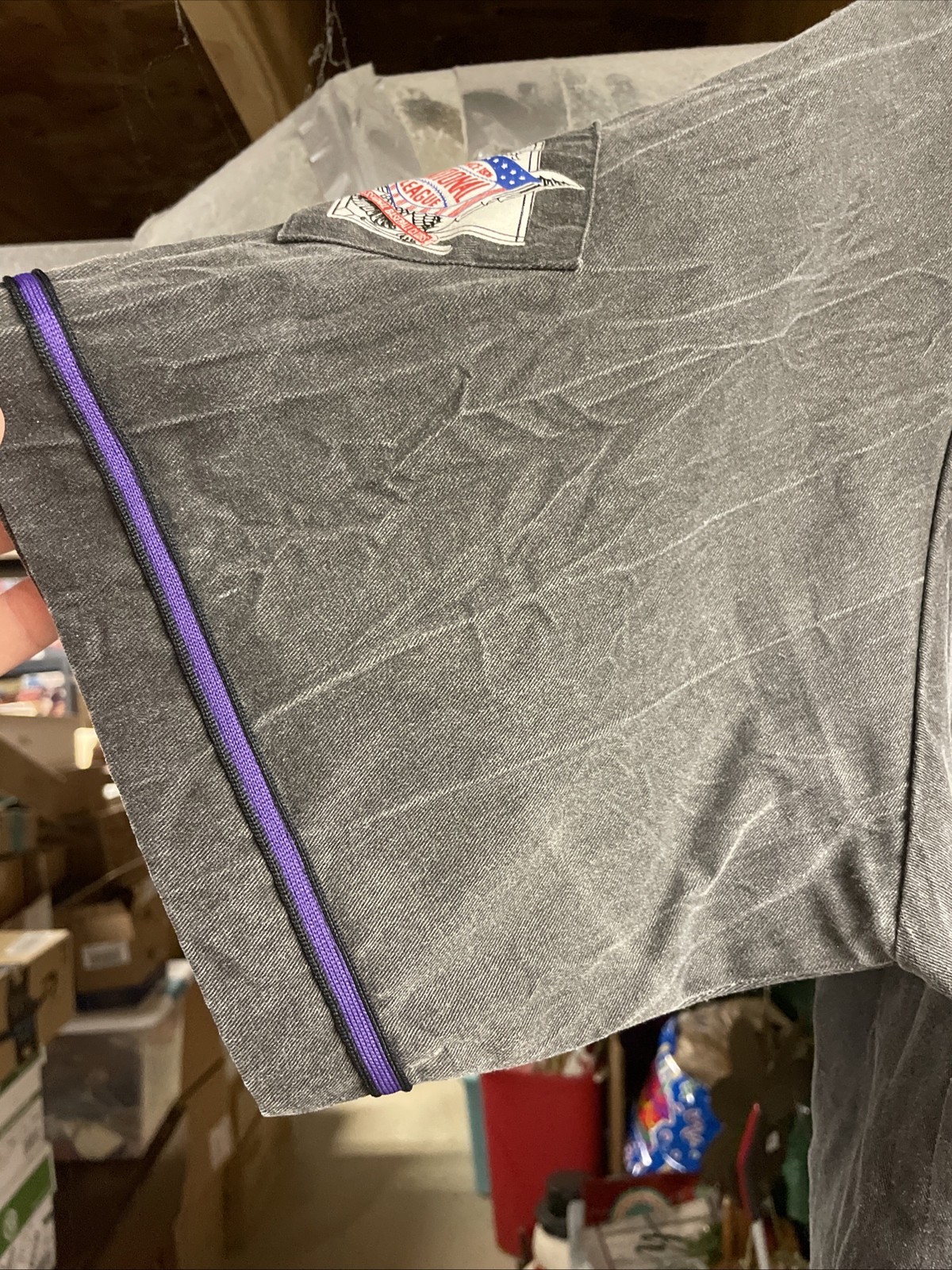 Vintage 90s Starter MLB Colorado Rockies Back Acid Wash Baseball Jersey Mens Xxl