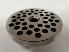 PICK SIZE REFURB  12 MEAT GRINDER PLATE W/HUB 2.75" STAINLESS STEEL FREESHIP 