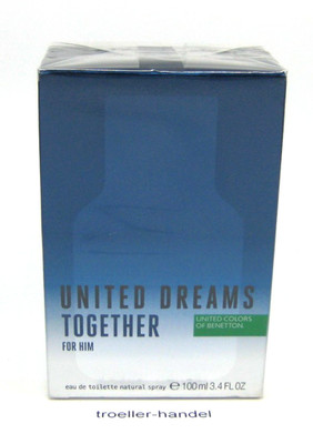 Benetton United Dreams Together for him 100 ml Eau de Toilette NEU & OVP