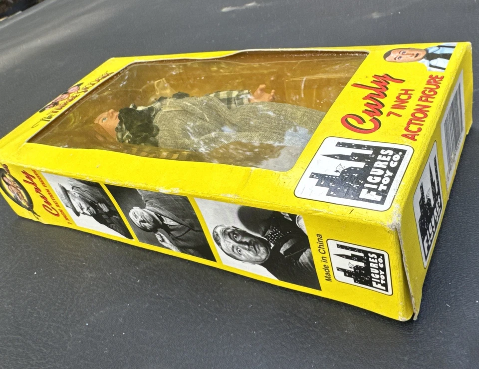 Vintage Three Stooges Curly Howard Action Figure - Image 3 of 4