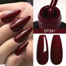 Across 7ml Wine Red Gel Nail Polish Long Lasting Manicure Nail Art