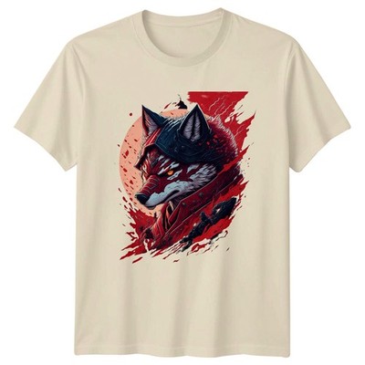 Wolf Paint Splash T-Shirt Wildlife Tier Kunst Geburtstag Geschenk für Sie und Ihn