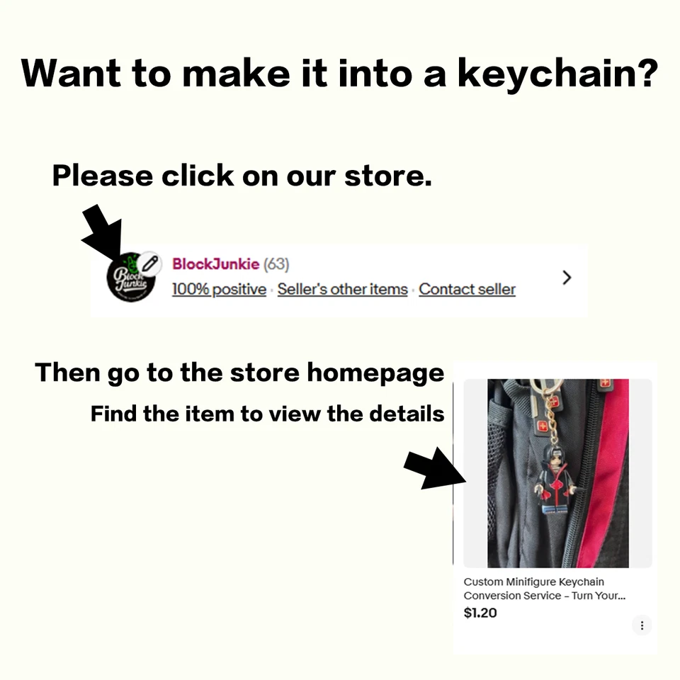 Custom Peacemaker Vigilante Building Blocks Action Figures Educational keychain - Image 2 of 2