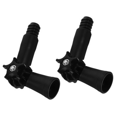2 Pieces Angle Hinge Tip Adaptor For Extension Pole With Universal Threaded Tip