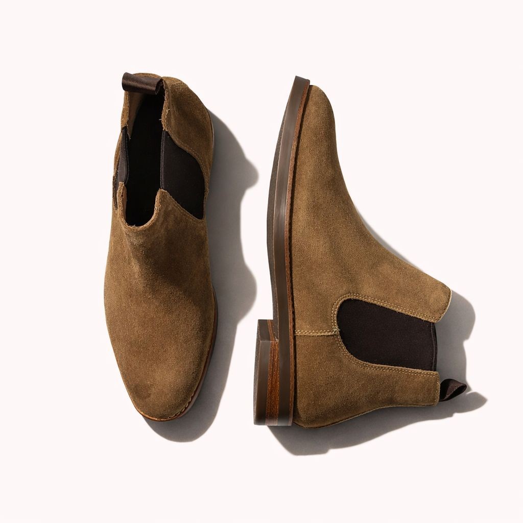 J. Crew Men\'s Brown Leather Chelsea Boots Kenton Chelsea Boot In Chromexcel® Leather For Men | J.Crew main image 4