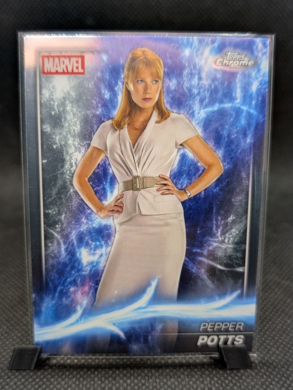 2025 Topps Chrome Marvel Studios #5 Pepper Potts Iron Man Phase One