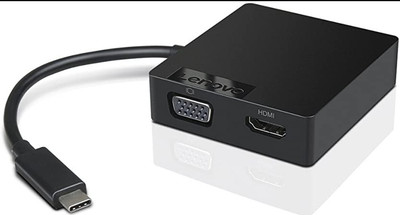 Lenovo USB-C Travel Hub 4X90M60789 HDMI, VGA, USB, USB 3.2, RJ45 (mk)  / wie NEU