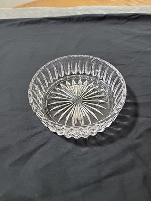 Waterford Crystal 'Heritage' Wine Bottle Coaster/Dish 5'' Spotless, No Box