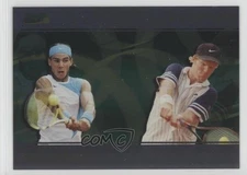 2008 Ace Authentic Matchpoint Dual Rafael Nadal Jim Courier #D1 HOF