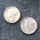 1941 and 1942 Mercury Dime BU Lot of 2 Coins