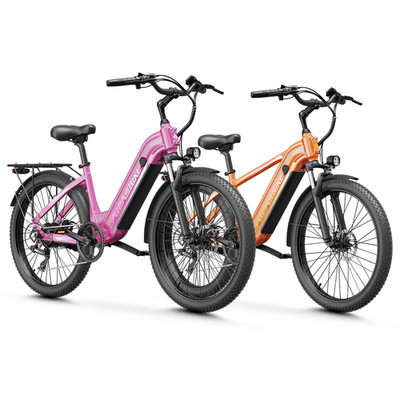 C1/C2 MAX 28MPH E-Bike 26'' Peak 1100W 48V/18Ah Electric Bike for adults Aipas