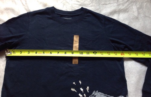LANDS' END Little Boy SHIRT Size: 7 (LARGE) New SHIP FREE Long Sleeve Guitar - Picture 8 of 12
