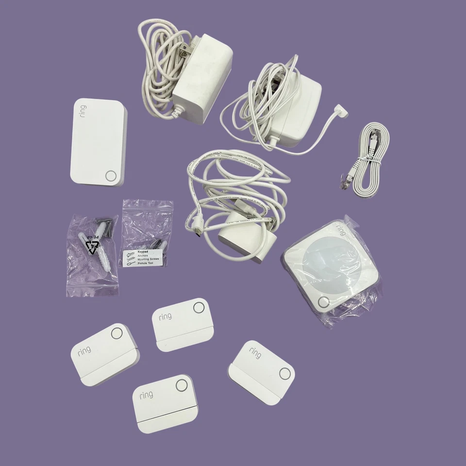 Ring Alarm Home Security Kit with Indoor Cam 8-piece Kit + Indoor Cam #U1521 - Image 2 of 4