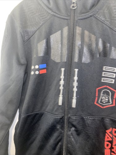 Star Wars Darth Vader Luke Skywalker Costume Hoodie Sweatshirt Jacket Sz XL 7X - Picture 3 of 10