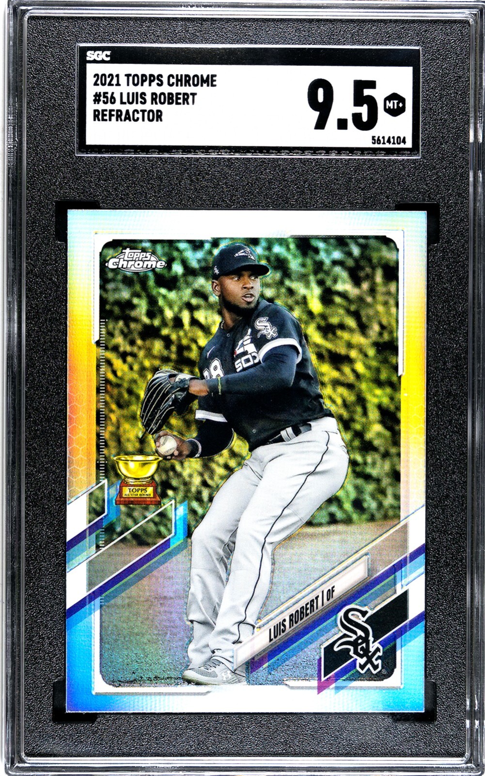 2021 Topps Chrome #56 Luis Robert REFRACTOR SGC 9.5 MINT+