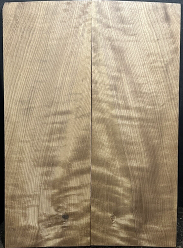 TORREFIED FLAMED YELLOW BIRCH BACK AND SIDES SET FOR ARCHTOP - Foto 2 di 7