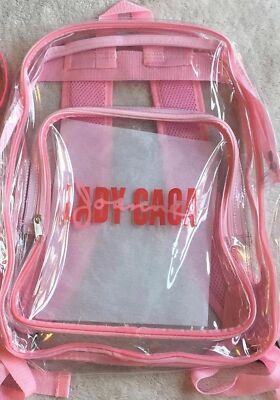 Lady Gaga Joanne Backpack Limited Edition VIP World Tour Pink Zip